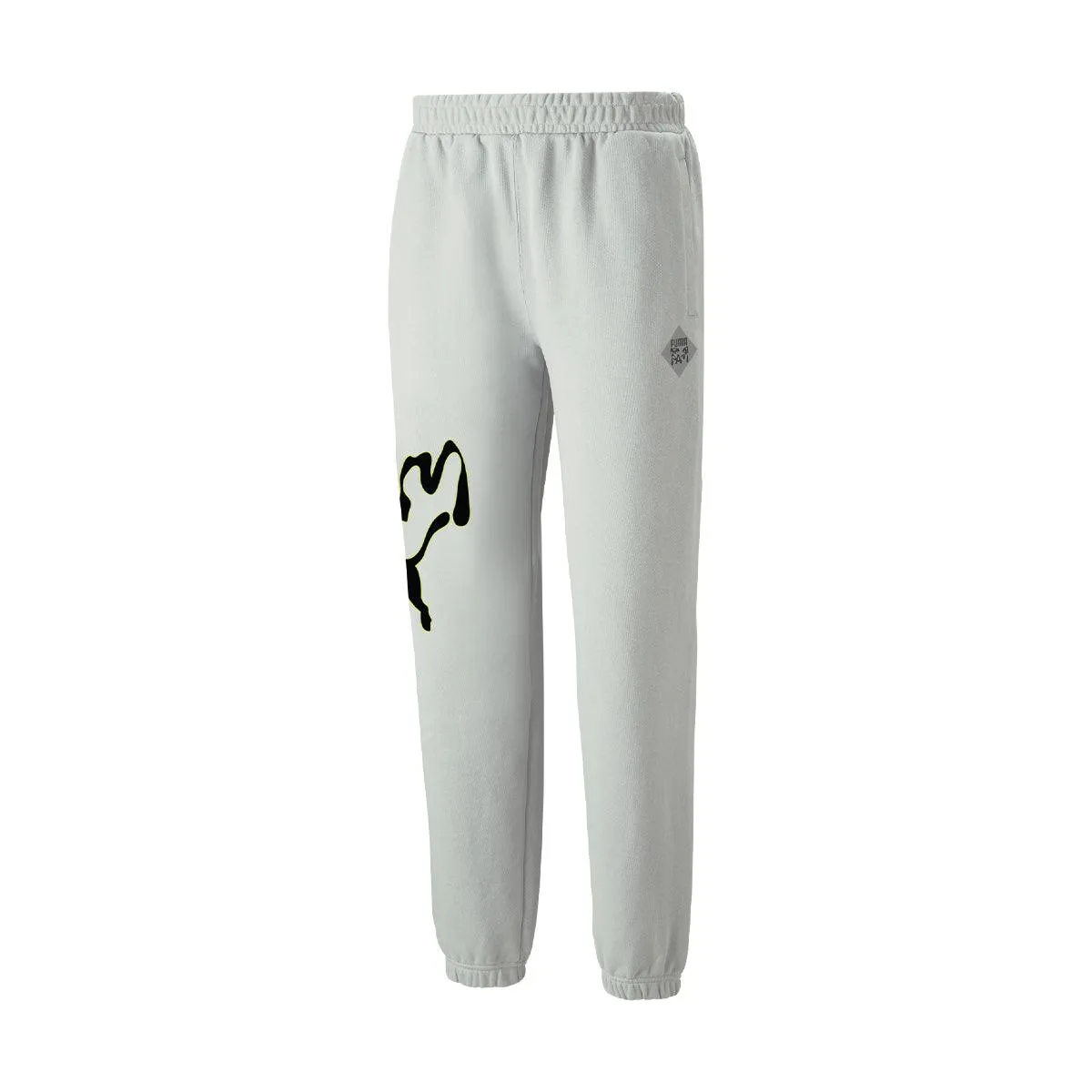 P.A.M. Graphic Sweatpants in Flat Light Grey.