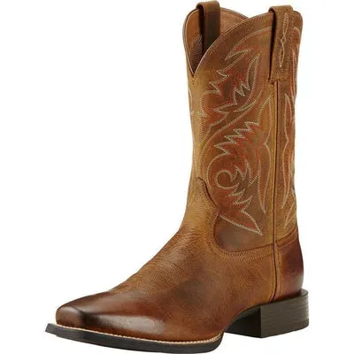 10018702 Men's Ariat Boots Sport Herdsman Powder Brown