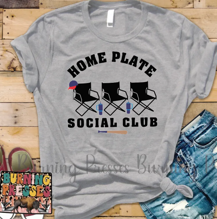 1439 Home Plate Club Direct-to-Film (DTF) Printing/Sublimation