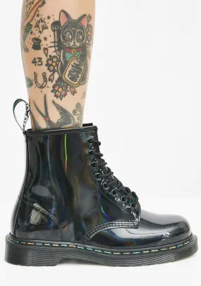 1460 Rainbow Patent Boots