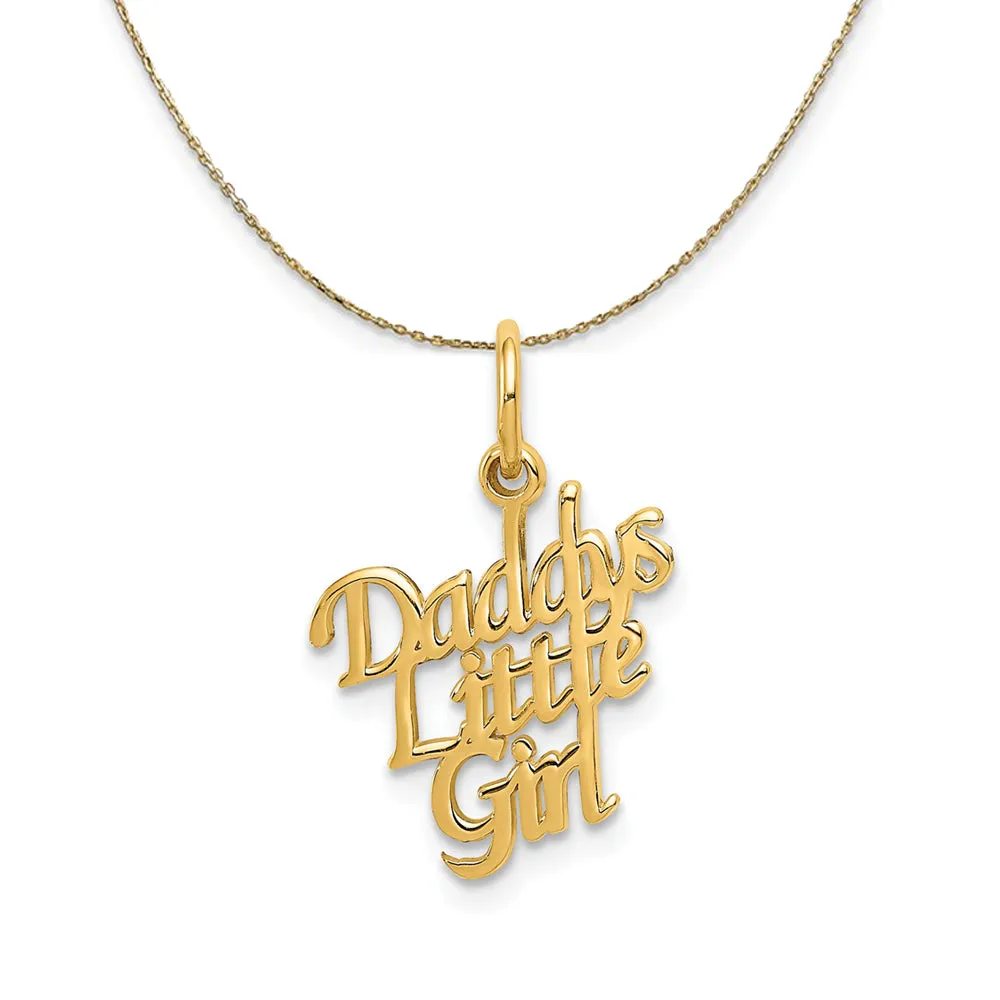 Gold Little Girl Necklace