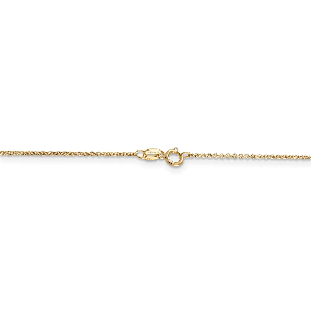 Gold Little Girl Necklace