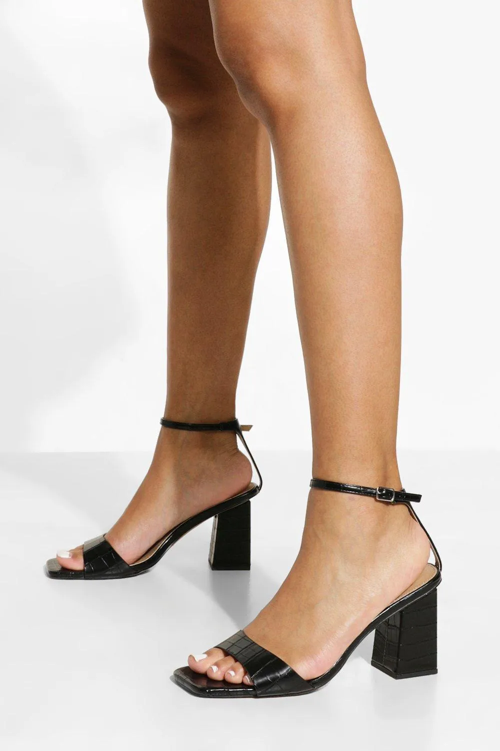 2 Part Block Heel Sandal