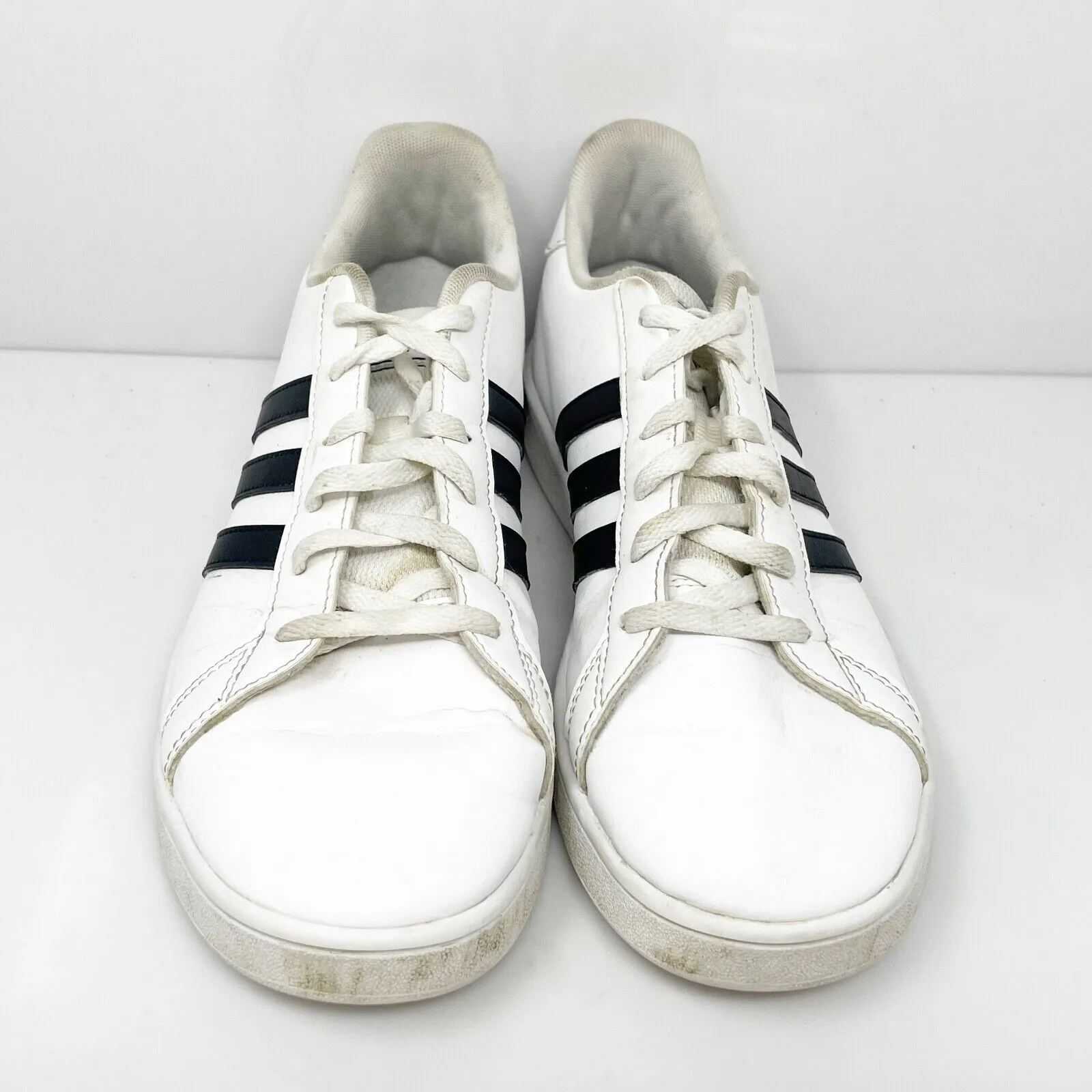 Adidas Boys Grand Court EF0103 White Casual Shoes Sneakers Size 7