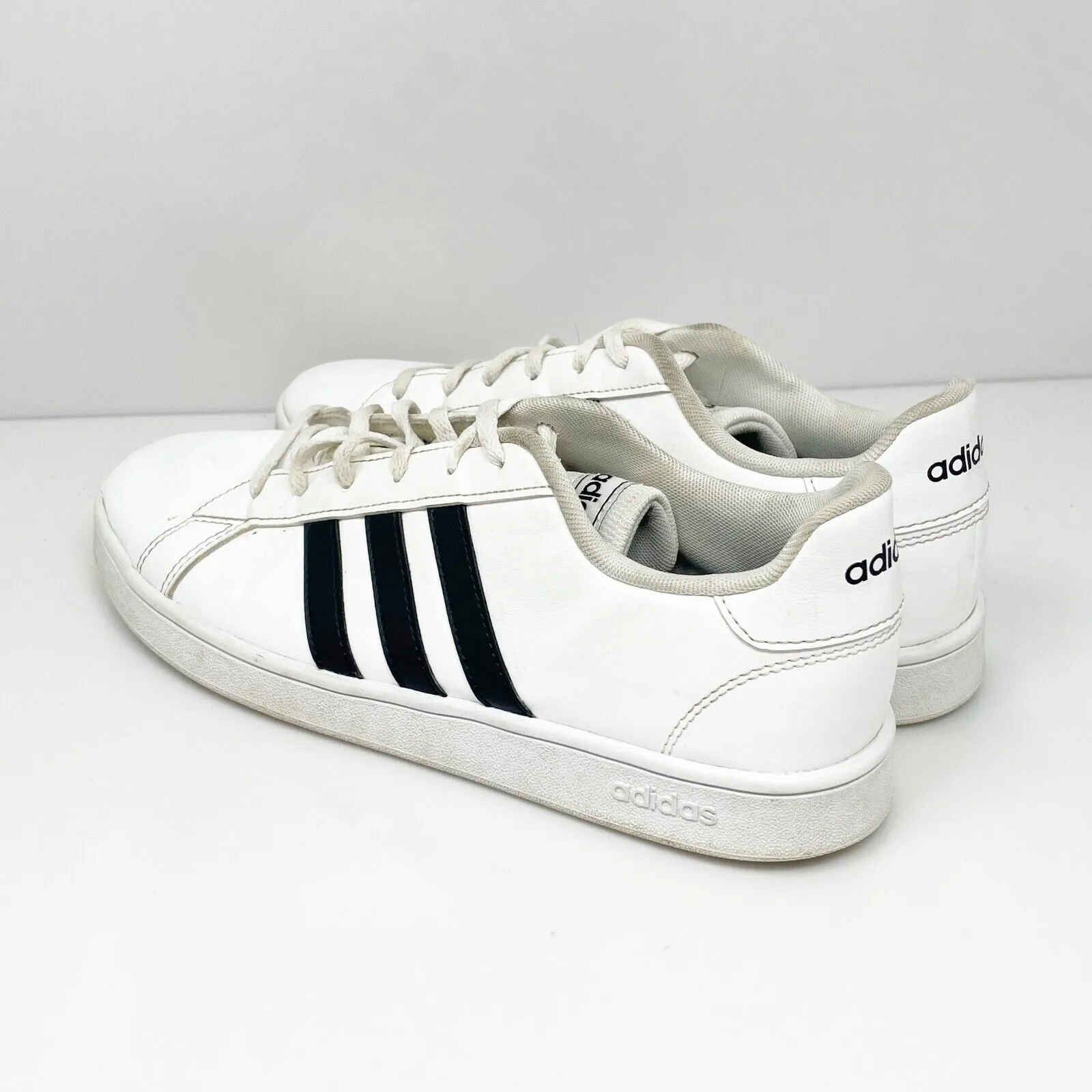 Adidas Boys Grand Court EF0103 White Casual Shoes Sneakers Size 7