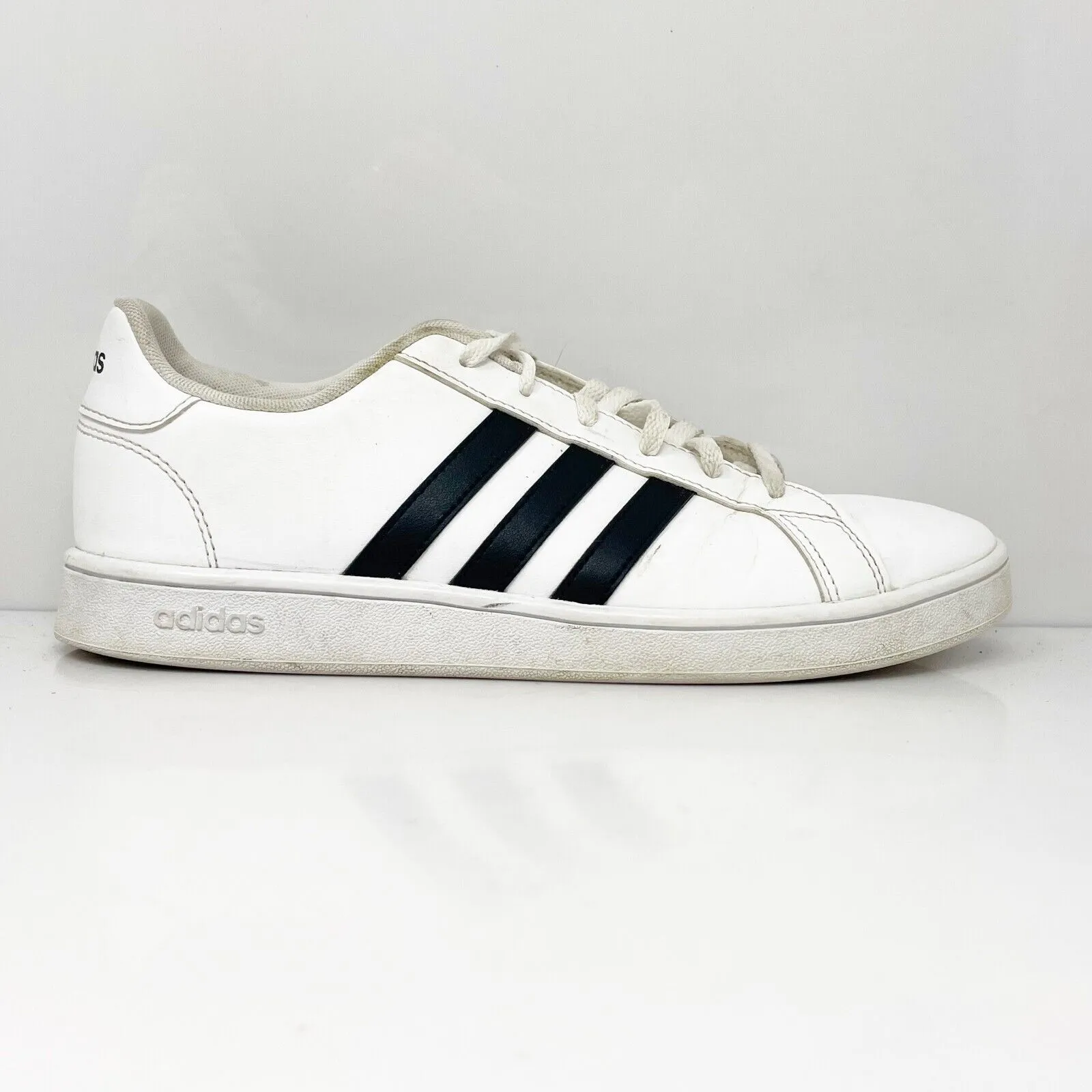 Adidas Boys Grand Court EF0103 White Casual Shoes Sneakers Size 7