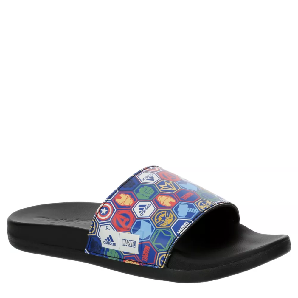 ADIDAS  BOYS LITTLE KID AVENGERS ADILETTE COMFORT SANDAL