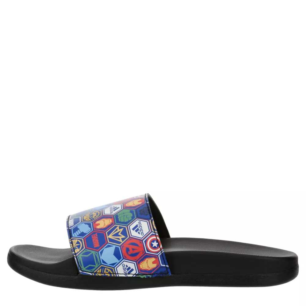 ADIDAS  BOYS LITTLE KID AVENGERS ADILETTE COMFORT SANDAL