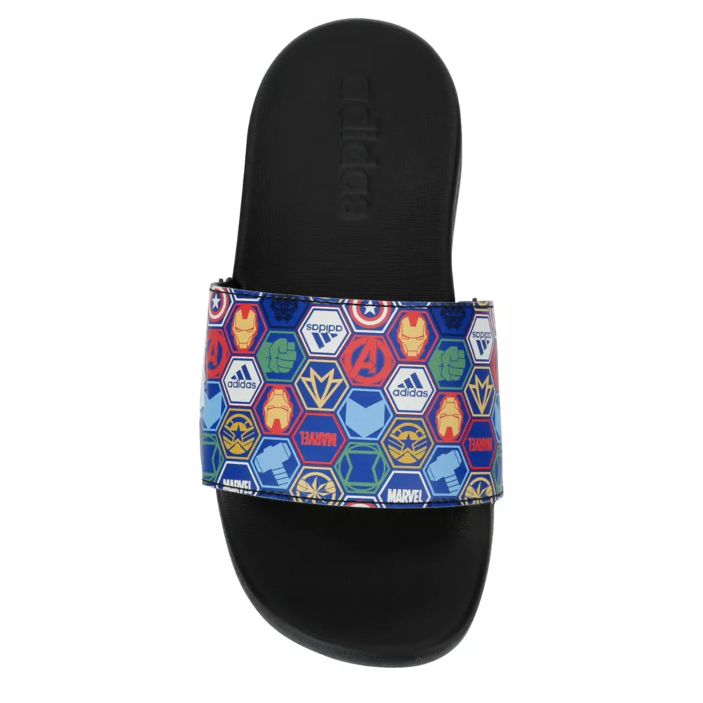 ADIDAS  BOYS LITTLE KID AVENGERS ADILETTE COMFORT SANDAL