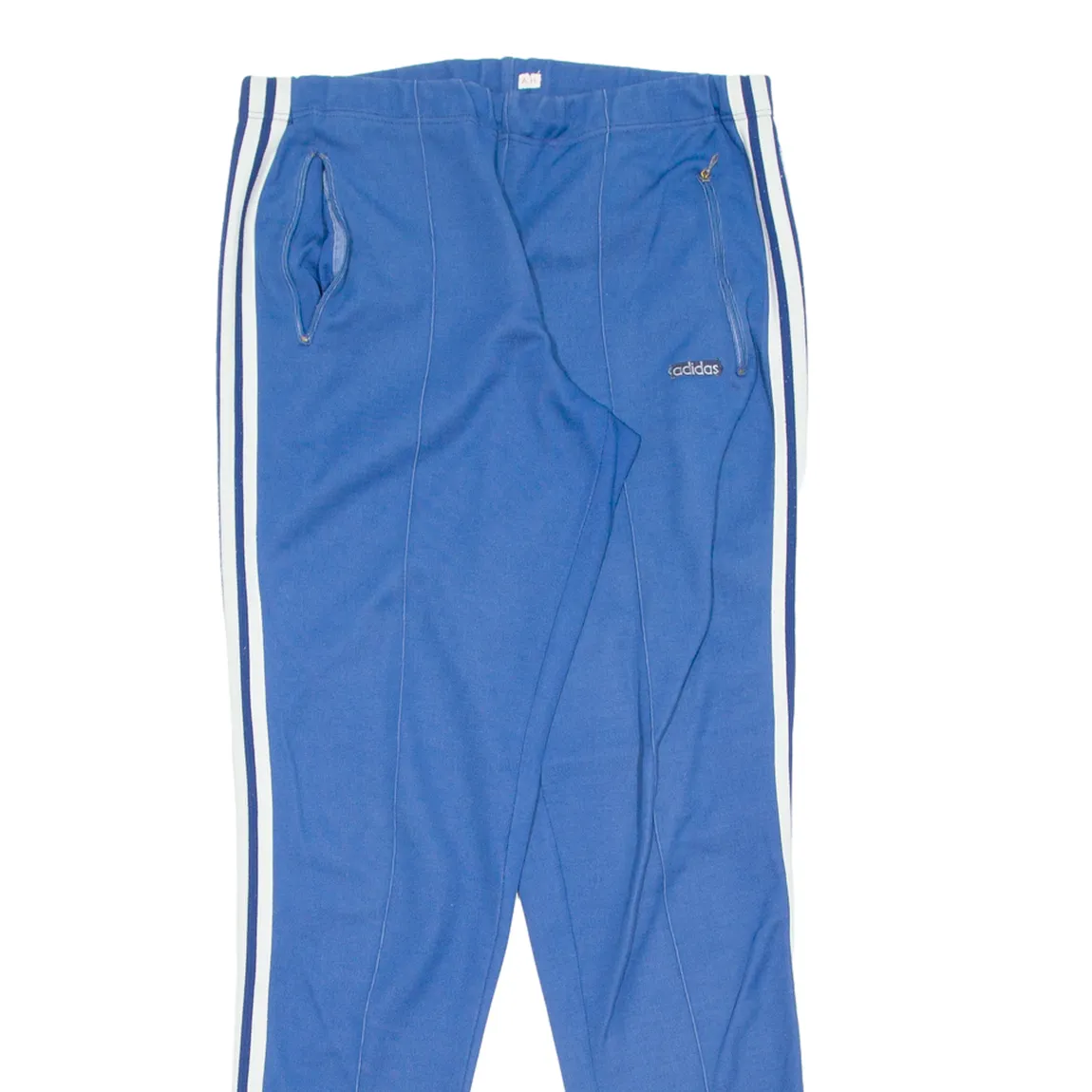 ADIDAS Mens Joggers Blue Straight S W26 L30