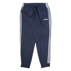 ADIDAS Mens Joggers Blue Tapered L W32 L30