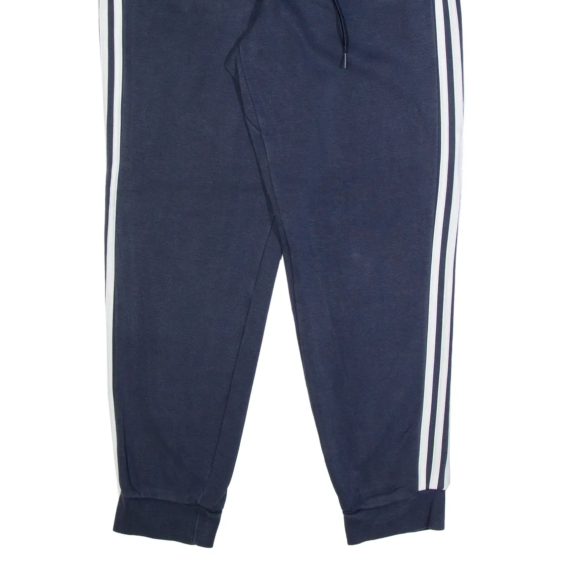 ADIDAS Mens Joggers Blue Tapered L W32 L30