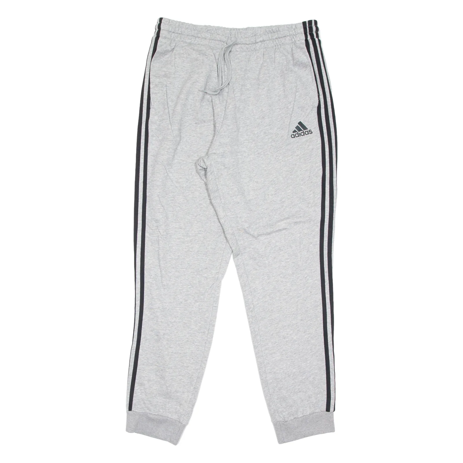 ADIDAS Mens Joggers Grey Tapered L W32 L30