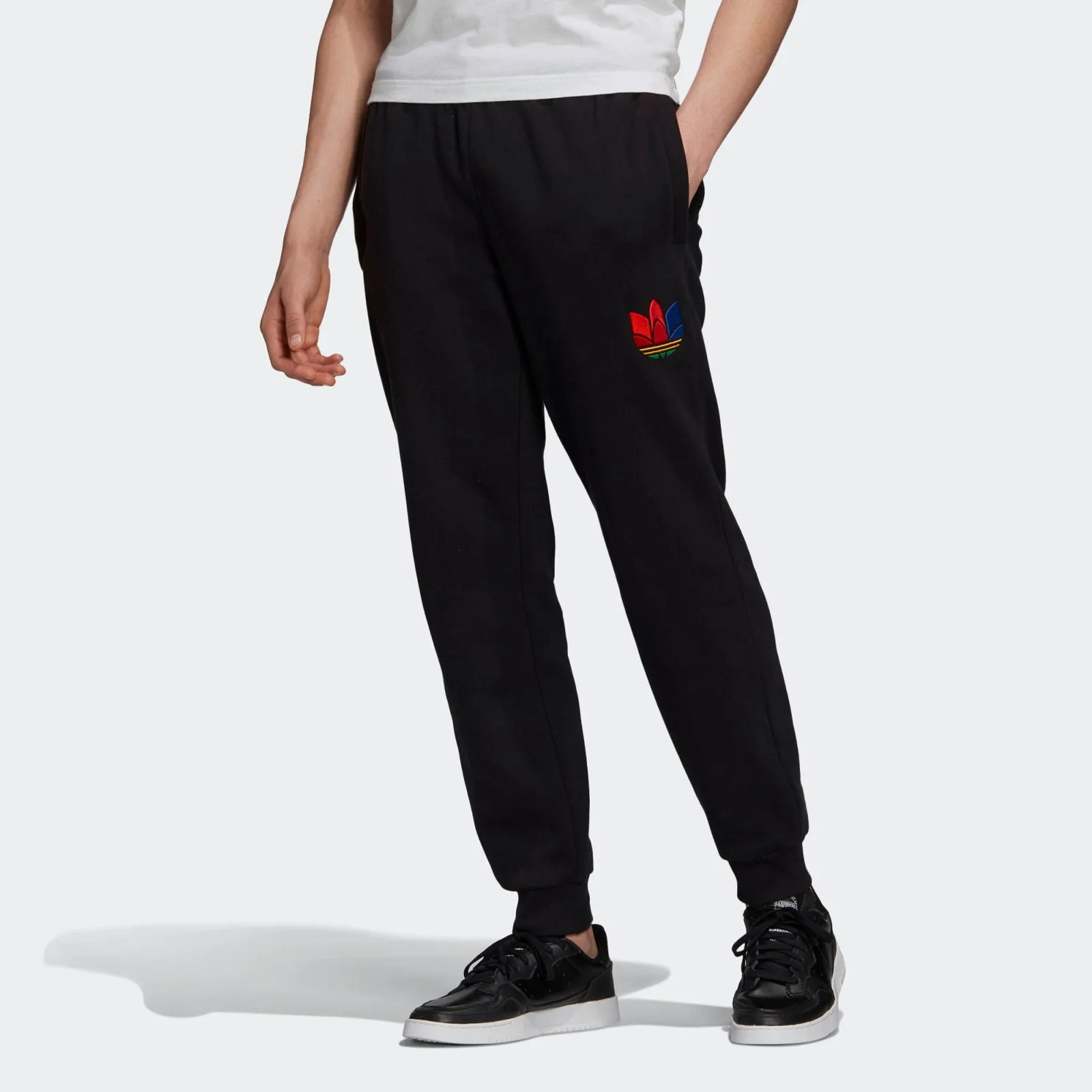 adidas Originals 3D Trefoil Graphic Sweat Joggers - Black