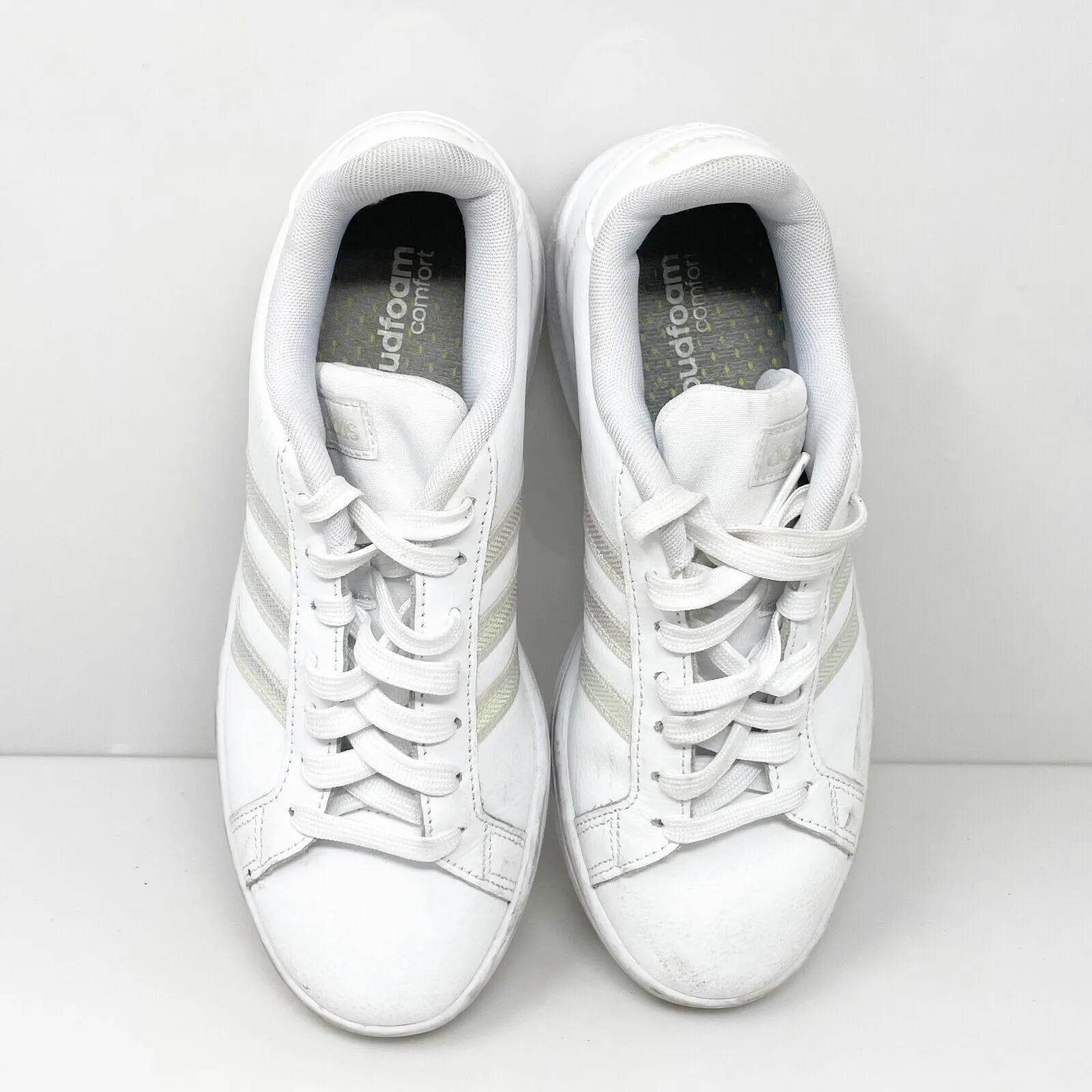 Adidas Womens Grand Court FW3734 White Casual Shoes Sneakers Size 6.5