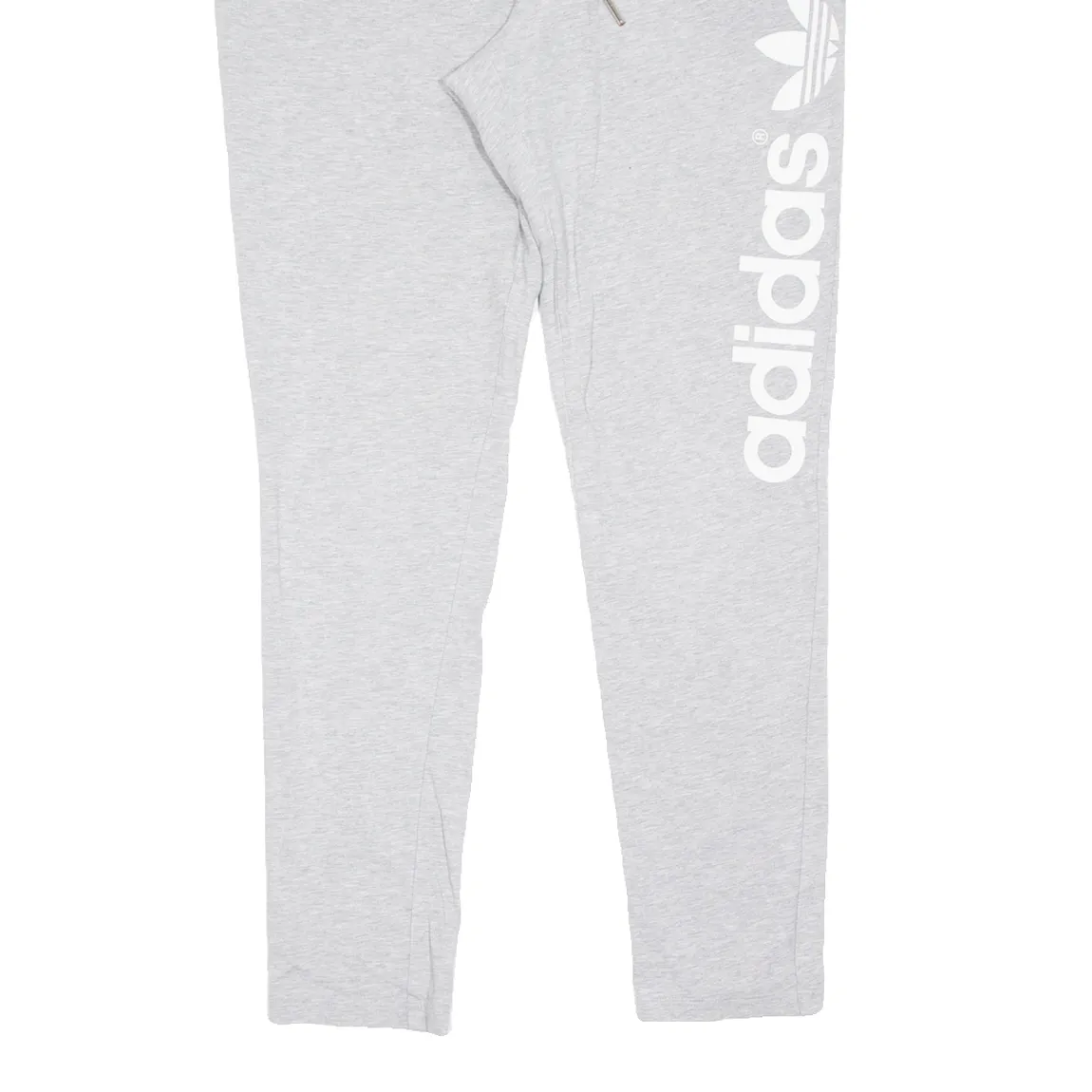 ADIDAS Womens Joggers Grey Tapered UK 12 W28 L28