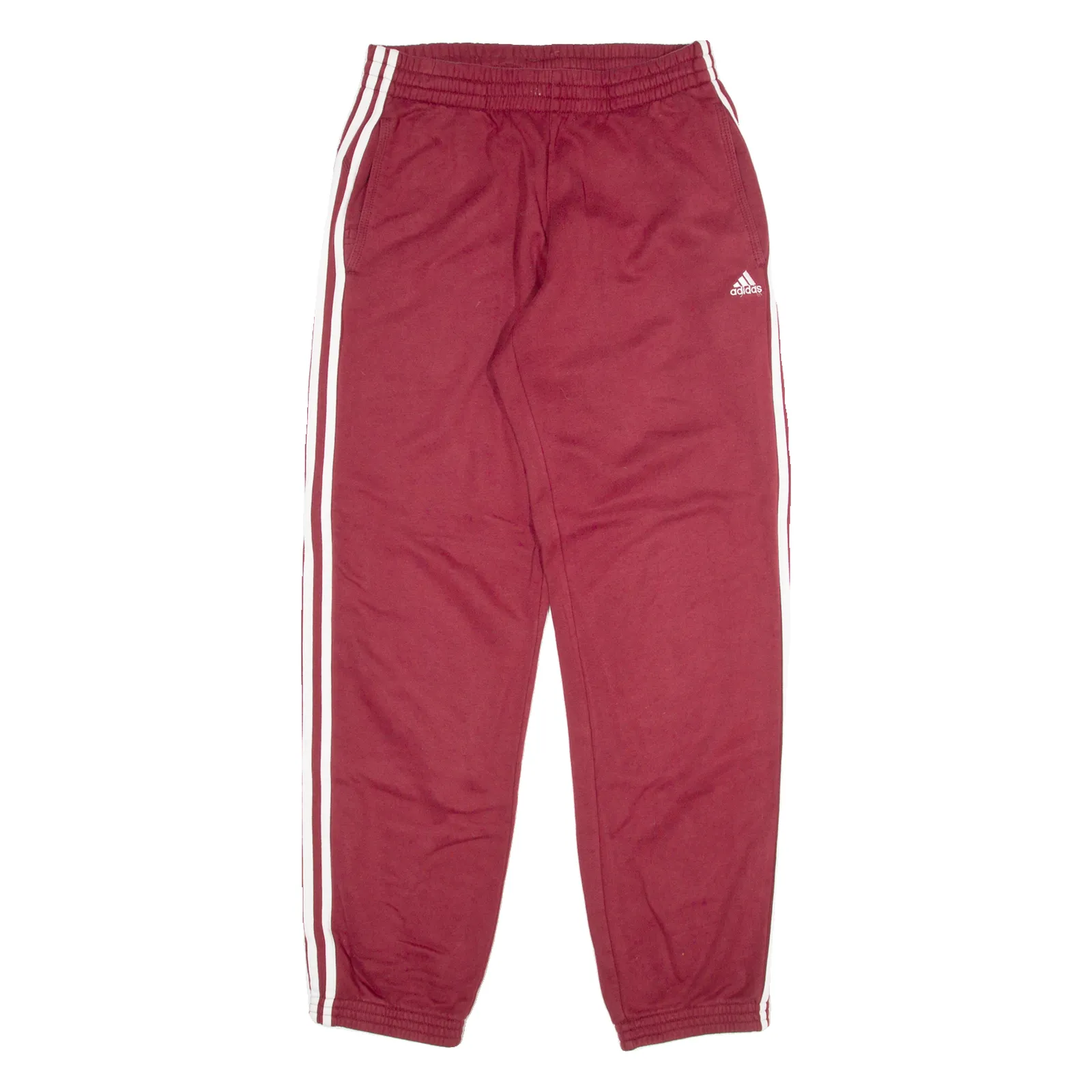 ADIDAS Womens Joggers Red Tapered M W34 L31