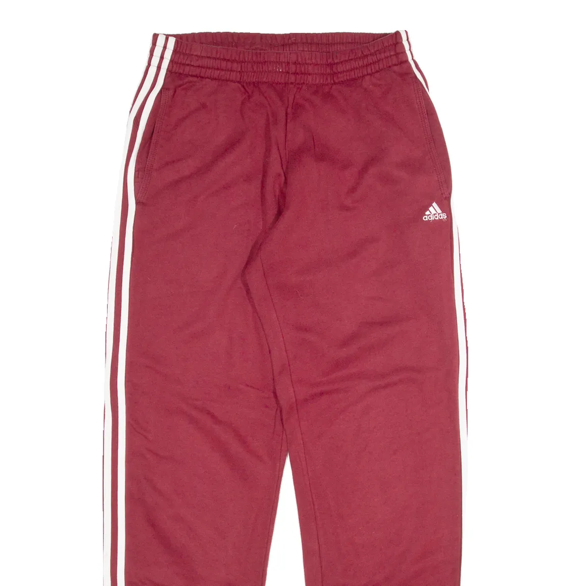 ADIDAS Womens Joggers Red Tapered M W34 L31