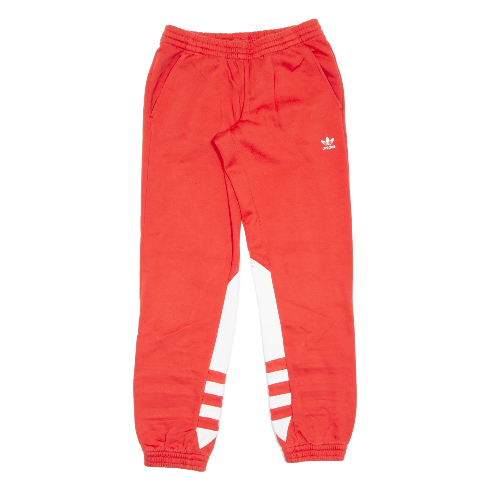 ADIDAS Womens Joggers Red Tapered UK 8 W28 L31