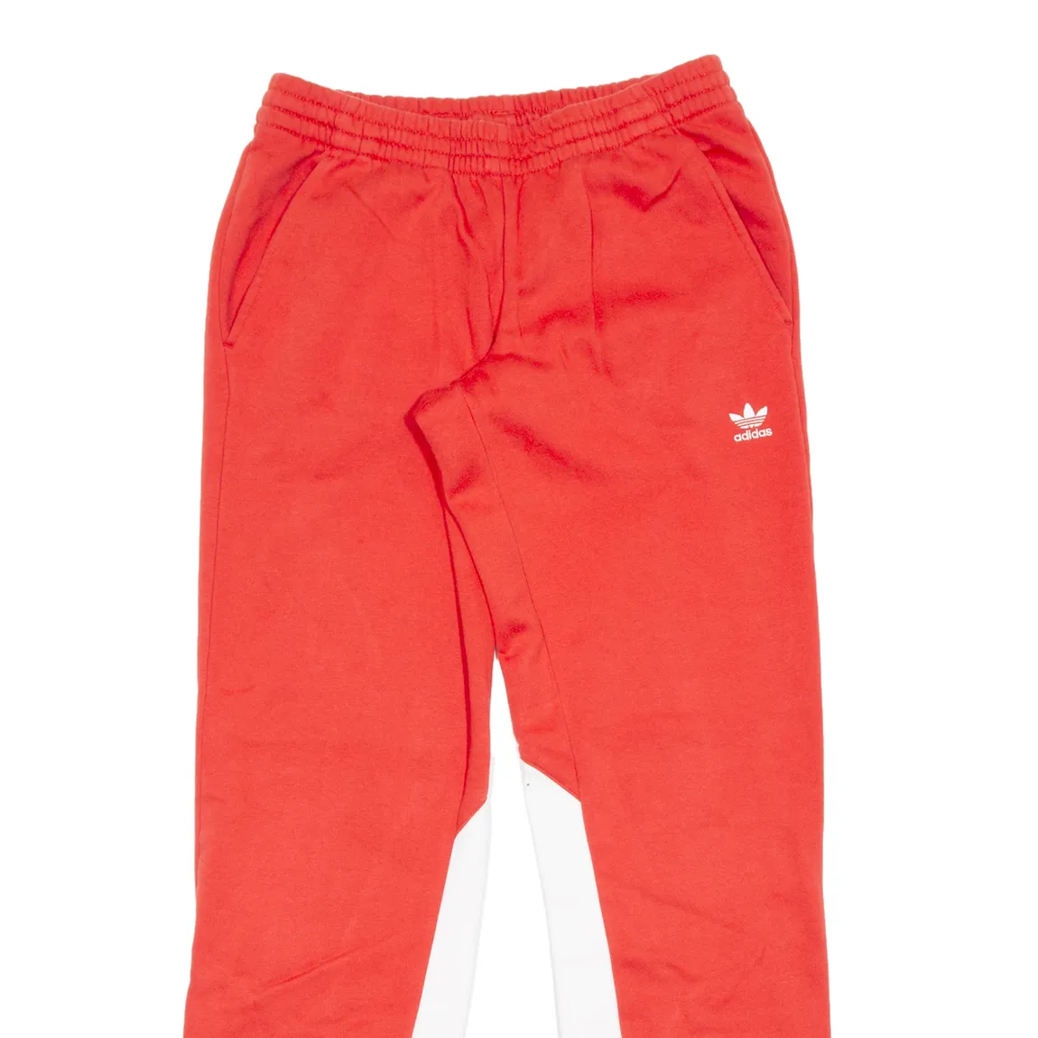 ADIDAS Womens Joggers Red Tapered UK 8 W28 L31