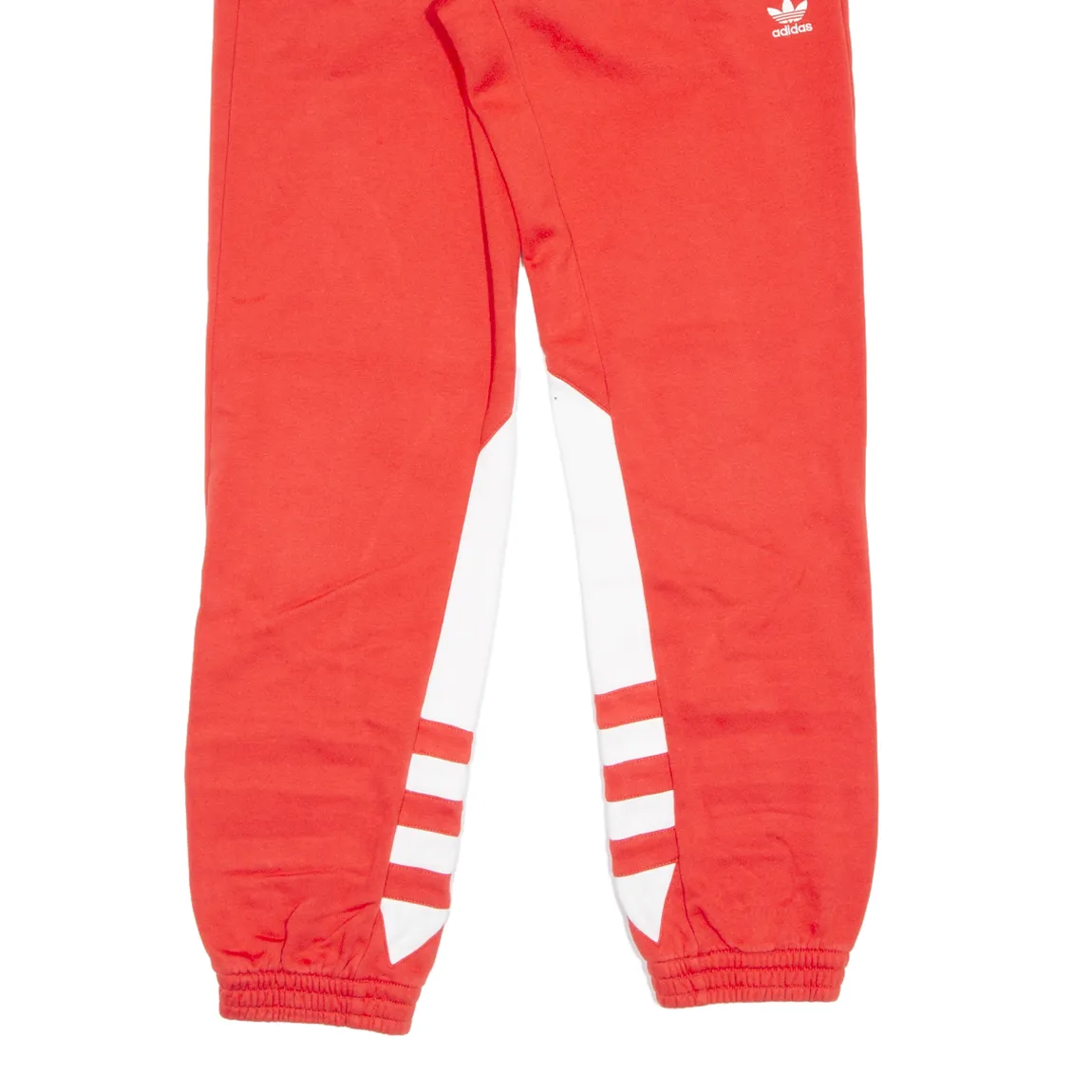 ADIDAS Womens Joggers Red Tapered UK 8 W28 L31