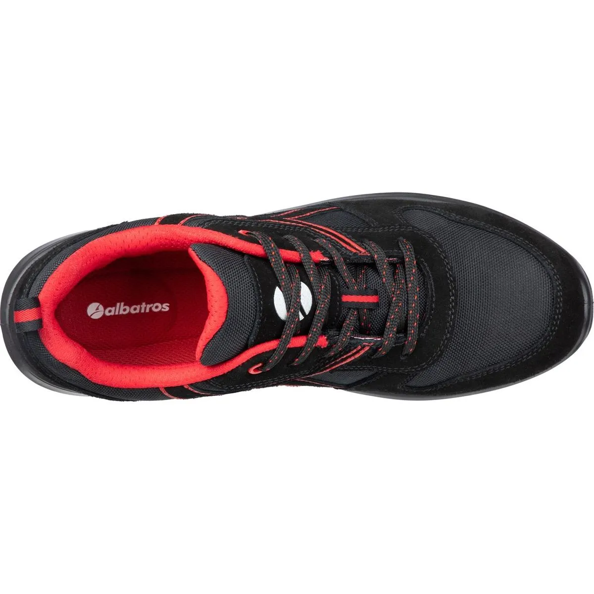 Albatros Clifton Low Safety Trainer Black/Red