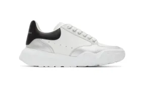 Oversized Black Natural Alexander McQueen Court Trainer