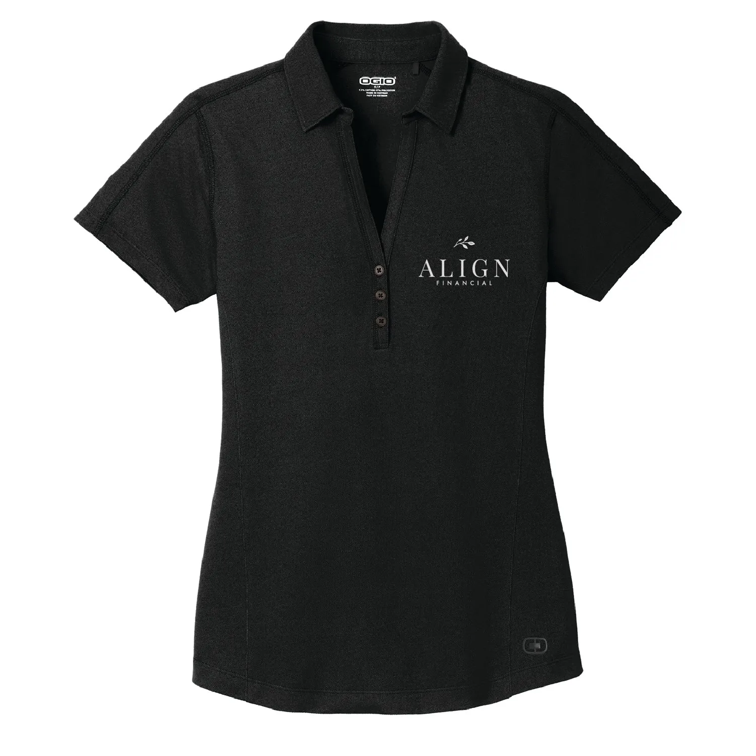 Align Financial Ladies Onyx Polo