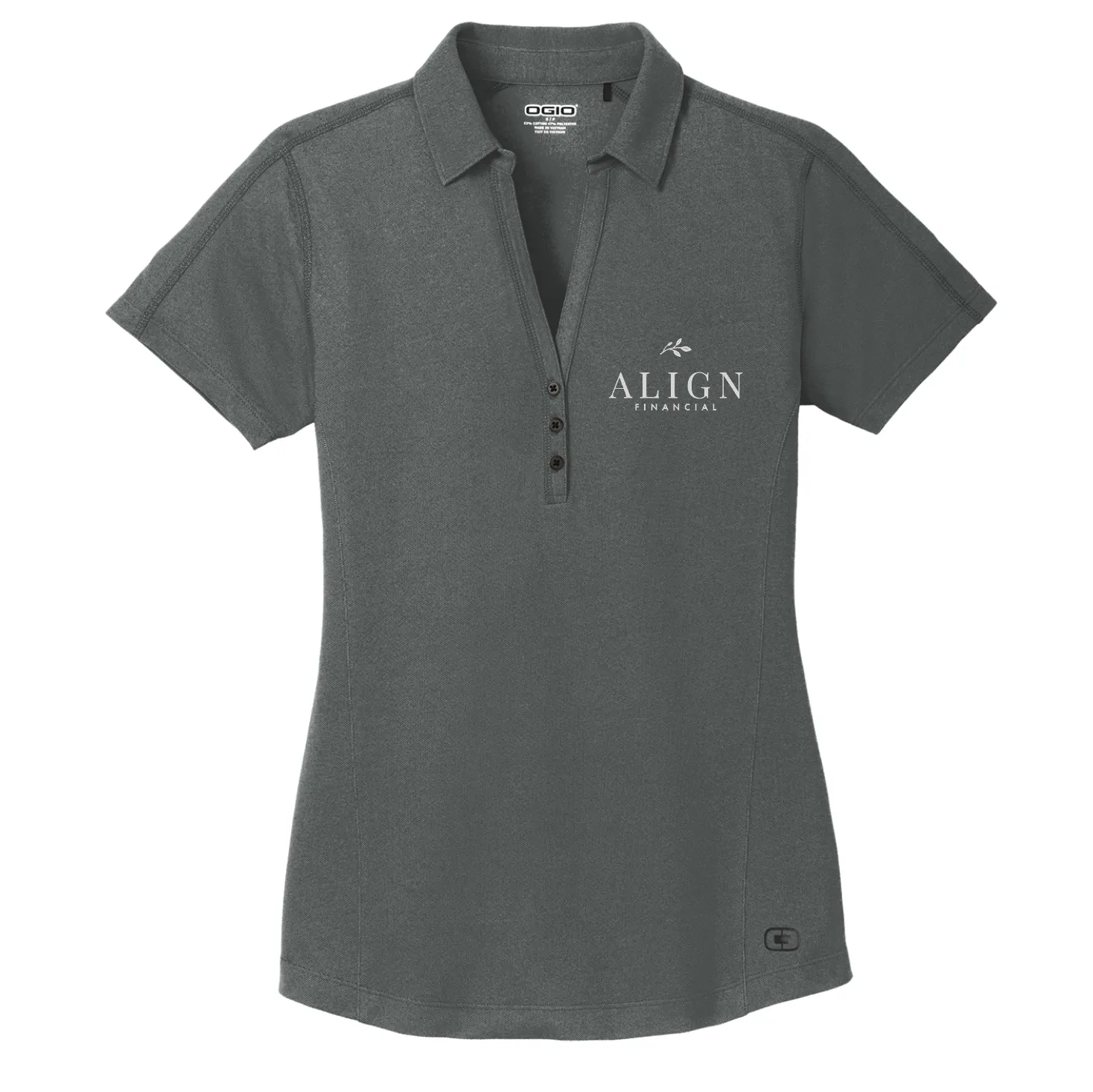 Align Financial Ladies Onyx Polo