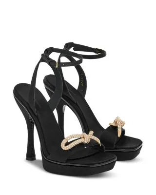 Allison Crystal Knot Sandals for Women