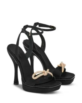 Allison Crystal Knot Sandals for Women