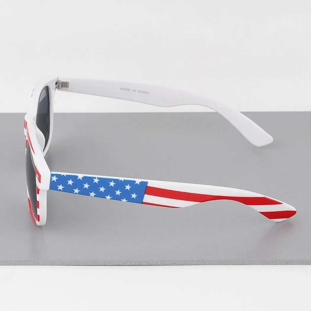 American Flag Wayfarer Sunglasses | Adult + Big Kid