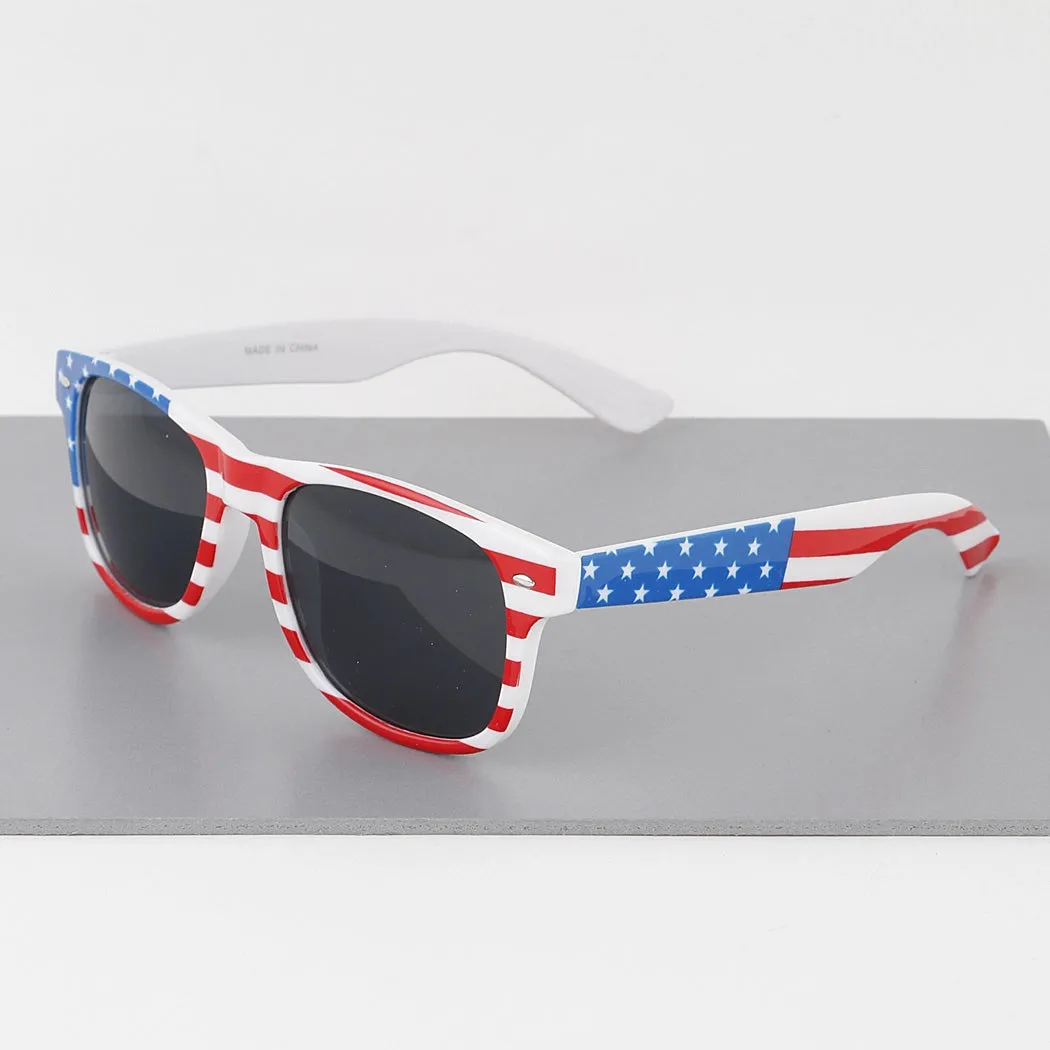 American Flag Wayfarer Sunglasses | Adult + Big Kid