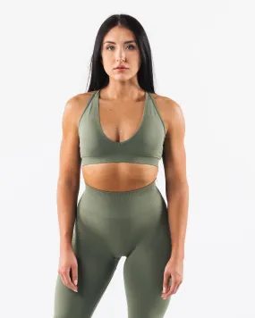 Deep V Bra Noble Green