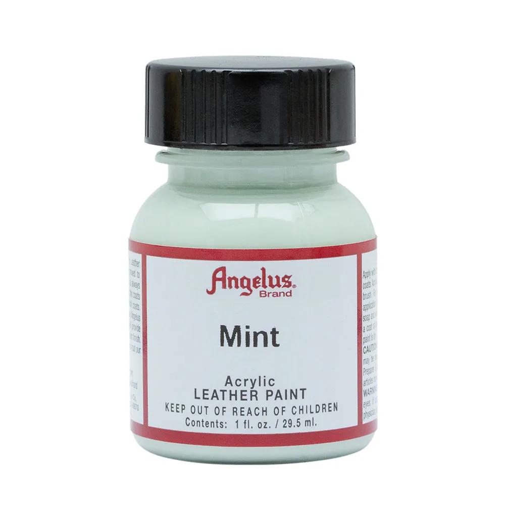 Angelus Mint Leather Paint 076 - Angelus Leather Paint in Mint Green Color