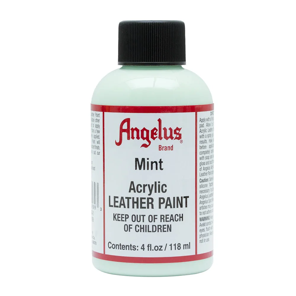 Angelus Mint Leather Paint 076 - Angelus Leather Paint in Mint Green Color