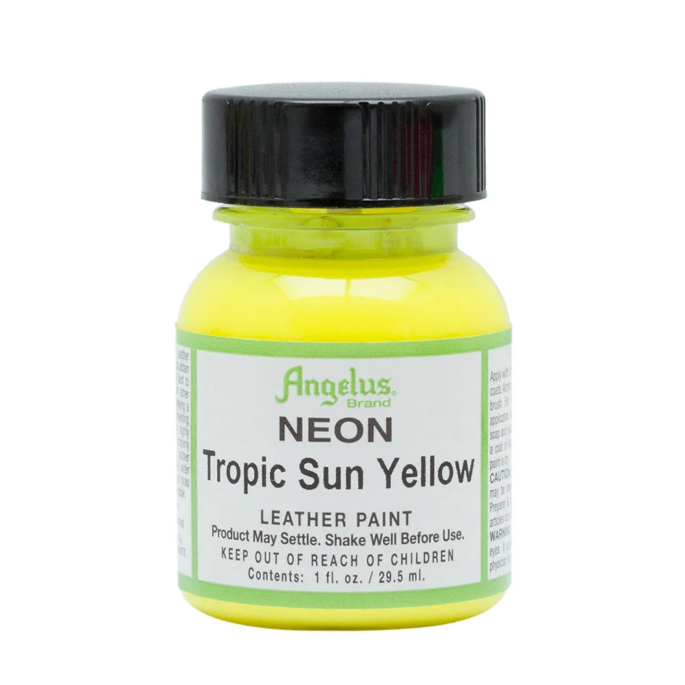 Angelus Neon Yellow Leather Paint 090