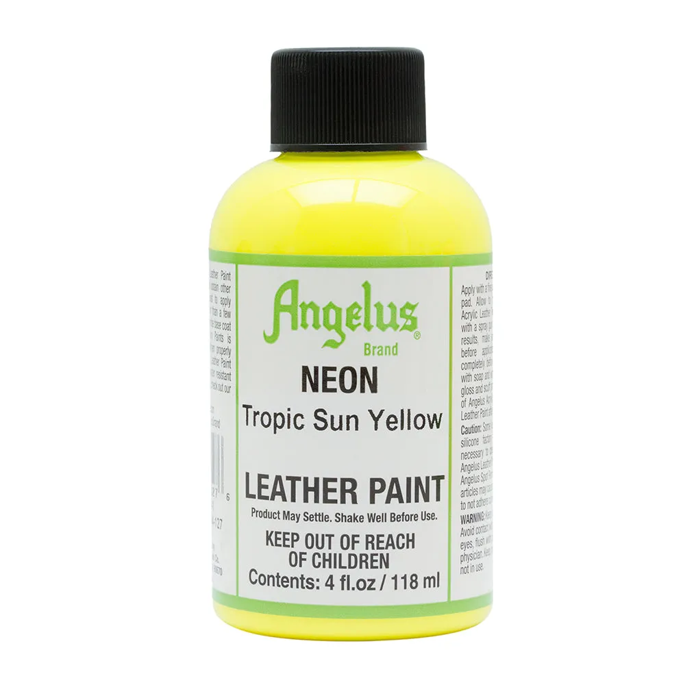 Angelus Neon Yellow Leather Paint 090