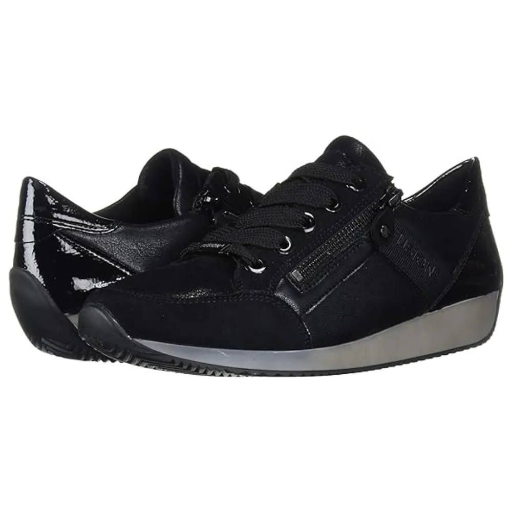 Ara Lola Black Combo Sneaker (Women's)