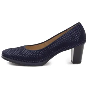 Ara Ophelia Navy Kid Pump (Women's)