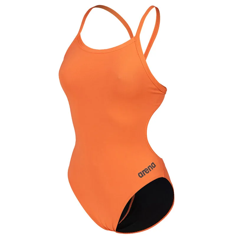 Arena - Team Challenge Back Ladies Swimsuit - Nespola-Asphalt