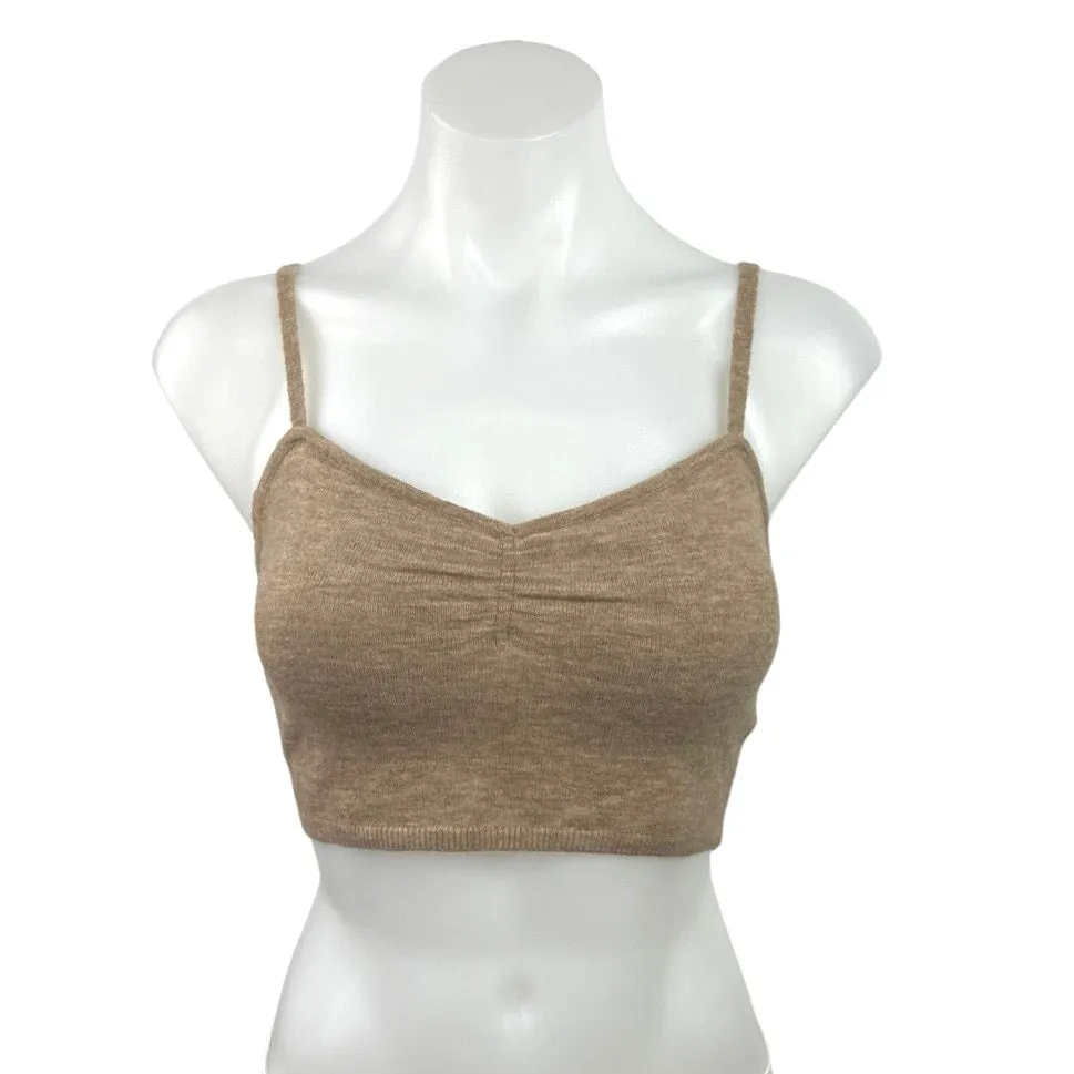 Aritzia Wilfred Women's Spaghetti Adjustable Strap Pullover Tank Bra Top Size S