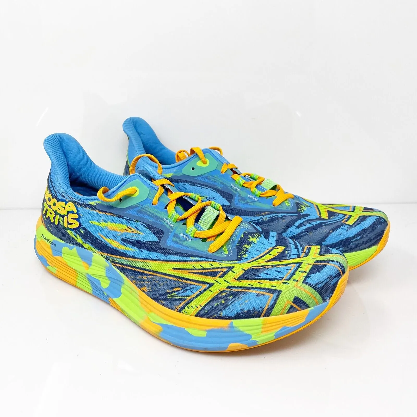 Asics Mens Noosa Tri 15 1011B609 Blue Running Shoes Sneakers Size 11.5