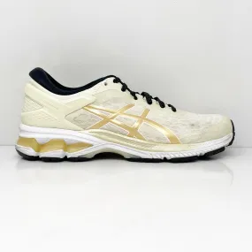 Asics Womens Gel Kayano 26 1012A655 Beige Running Shoes Sneakers Size 8.5