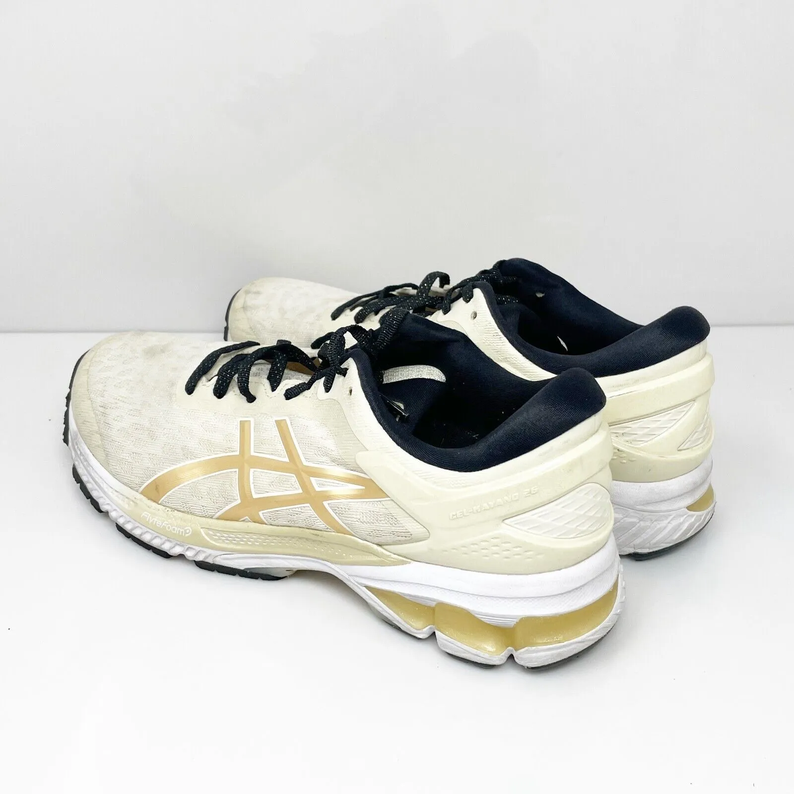 Asics Womens Gel Kayano 26 1012A655 Beige Running Shoes Sneakers Size 8.5