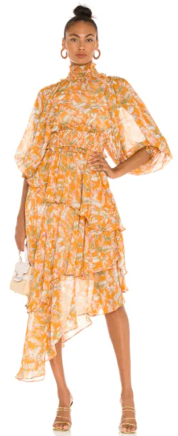 Astrid Tropical Print Dress