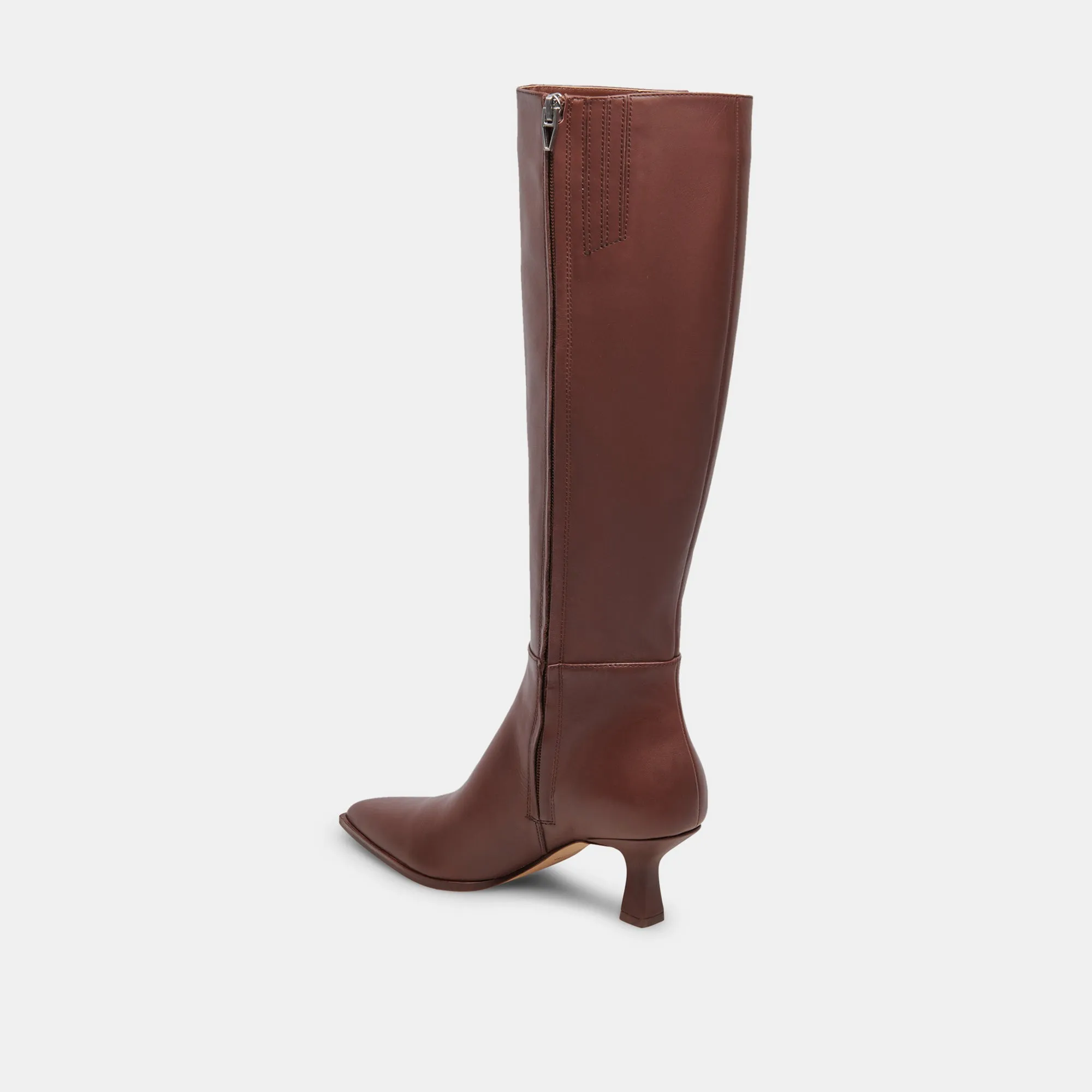 CHOCOLATE LEATHER AUGGIE BOOTS