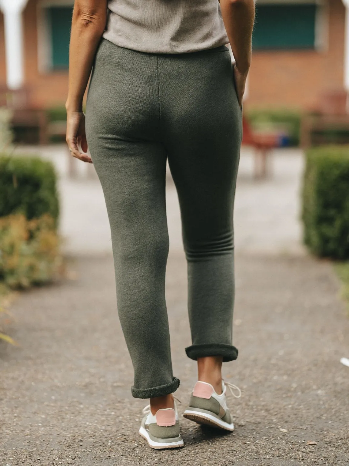 Aurora Khaki Athletic Pants