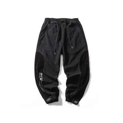 AYW-TER Dual Patchwork Cuffed Joggers