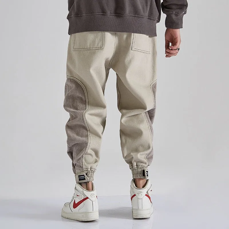 AYW-TER Dual Patchwork Cuffed Joggers